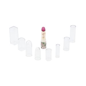 Bac de rangement en plastique transparent Organisateur de bureau violet acrylique empilable durable - Product Image 3