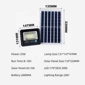 Wason Manufacturer <strong>Best</strong> Seller High <strong>Power</strong> IP65 Waterproof Wireless <strong>Solar</strong> Energy Led <strong>Floodlight</strong> With Remote Control - Product Image 2
