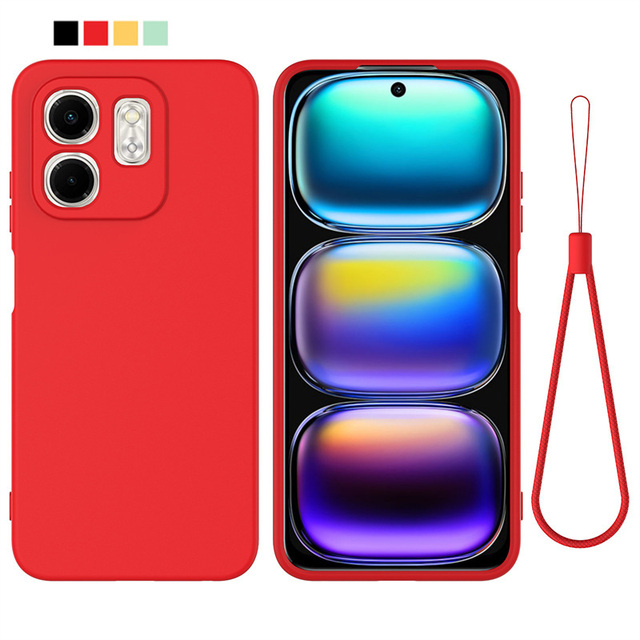 For Infinix Smart 9 High Quality Colorful Slim Matte Silicone Back Phone Shockproof case