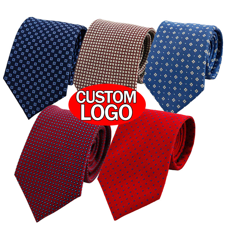 Factory Direct Sales Best Design 100% Polyester Ties Custom Logo Handmade Best Design Cheap Tie for Business Men