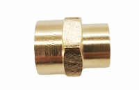 Raccord réducteur en laiton forgé HT pour tuyauterie, classe 125, femelle 3/8 1/8 NPT, faible pression, tête hexagonale usinée, garantie 1 an