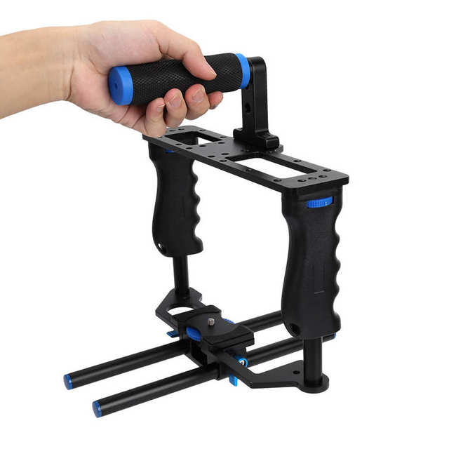 YELANGU C2 Professional DSLR Camera Cage Video Rig Cage Kit With Top Hand Grip