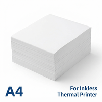 Papel Térmico Premium A4 de 11"x8.5", Libre de BPA, Resistente al Agua y al Aceite, Impresión sin Tinta para Documentos Nítidos y Duraderos