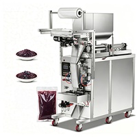 Machine de remplissage verticale quantitative de haute précision pour pâtes et boissons, équipement d'emballage automatique en sachets, à économie d'énergie