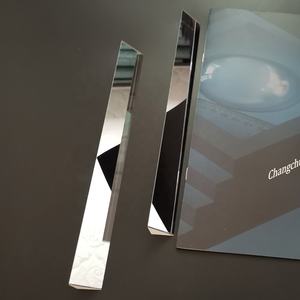 광학 유리 빗변증 알루미늄/금/실버 거울 코팅 직각 프리즘 - Product Image 4