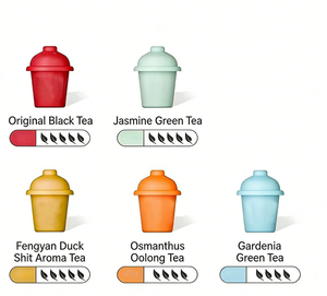 Capsula di Tè Bianco al Litchi Portatile per Infusione a Freddo, Tè Istantaneo in Polvere Liofilizzata, Leggero e Facile da Preparare - Product Image 2