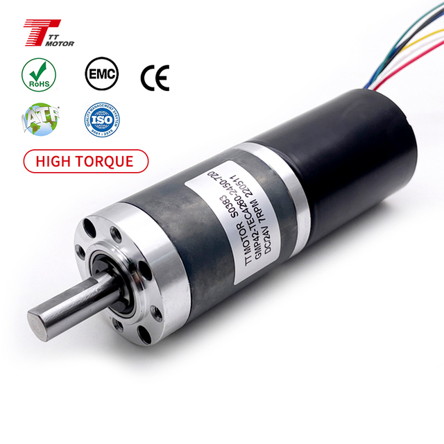 42MM Brushless Planetary Gear Motor High Torque 12V 24V Low Noise Precision for Robotics Automation Medical Equipment