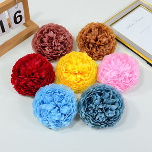 Flores de Peonía Artificiales en Capas de Dongchen Crafts, 11-12 cm, Decoraciones de Seda para Bodas, Accesorios de Decoración para el Hogar - Product Image 5
