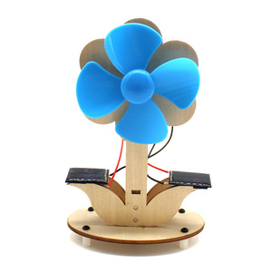 ชุดพัดลมพลังงานแสงอาทิตย์ไม้ DIY การทดลองวิทยาศาสตร์ของเล่นเพื่อการศึกษา STEM สำหรับเด็กอายุ 4 6 ปี - Product Image 3