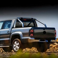 Luces Traseras HETOP para Amarok 2008-2020, Luces Traseras LED para Automóvil, Diseño Trasero Mejorado, Luces Traseras LED Plug and Play para Volkswagen