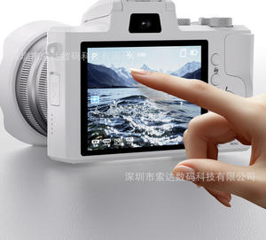 كاميرا رقمية مخصصة بدقة 88 ميجابكسل مع تركيز تلقائي وشاشة لمس وعدسة مزدوجة وواي فاي ودعم 8K، تدعم الويب كام ومخرج HDMI - Product Image 2