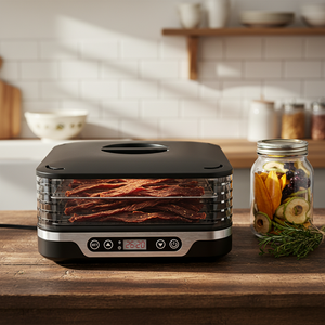 Deshidratador <span class=keywords><strong>de</strong></span> Alimentos con Control Electrónico <span class=keywords><strong>de</strong></span> Temperatura Mejorado y Pantalla Táctil, Deshidratador <span class=keywords><strong>de</strong></span> Alimentos Libre <span class=keywords><strong>de</strong></span> BPA - Product Image 5