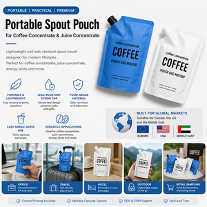 Sacchetto Portatile da 30ml per Caffè Espresso Liquido, Busta con Beccuccio per Concentrato di Caffè - Product Image 2