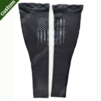 Manches longues de compression UPF50 en soie glacée, élastiques, absorbant la transpiration, pour le sport, le cyclisme et la pêche, personnalisables OEM