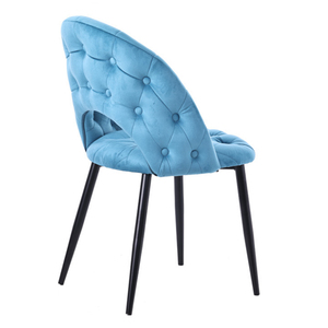 Hotel contemporáneo ergonómico Metal restaurante tela hogar diseño moderno lujo tapizado <span class=keywords><strong>muebles</strong></span> cocina comedor silla - Product Image 2