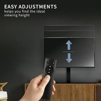 Freistehender Intelligenter Ferngesteuerter Motorisierter TV-Lift-Ständer 32-70 Zoll Hochfester Stahl Elektrischer TV-Lift-Mechanismus