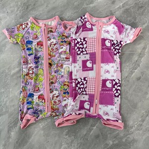 Kleding van bamboe voor baby's, romper, 95% bamboe, 5% spandex, zacht, schattig, met rits, tweerichtingsrits, newborn kleding - Product Image 4