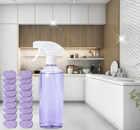 Nettoyant multi-surfaces sans produits chimiques, action rapide, à base de plantes, comprimés de nettoyage polyvalents multi-usages