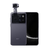 Teléfono inteligente Original Honor Robot 5G con pantalla OLED de 6.31 pulgadas y 1.5K a 120hz, Snapdragon 8 Elite Gen5, NFC, cámara giratoria de 200MP y sistema operativo Android.