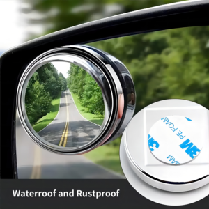 Rétroviseur latéral rond pour voiture, visière de tableau de bord, miroir d'angle mort, miroir grand angle pour l'aide au stationnement - Product Image 3