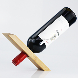 Contador personalizado de fábrica, balanceado, único, vinho, madeira, suporte de garrafa, de bambu, única, <span class=keywords><strong>rack</strong></span> de vinho - Product Image 2