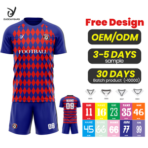 Set di Maglie da Calcio DCY OEM per Sublimazione, Traspiranti, Realizzate Professionalmente, Maglie da Calcio Personalizzate Retrò - Product Image 1
