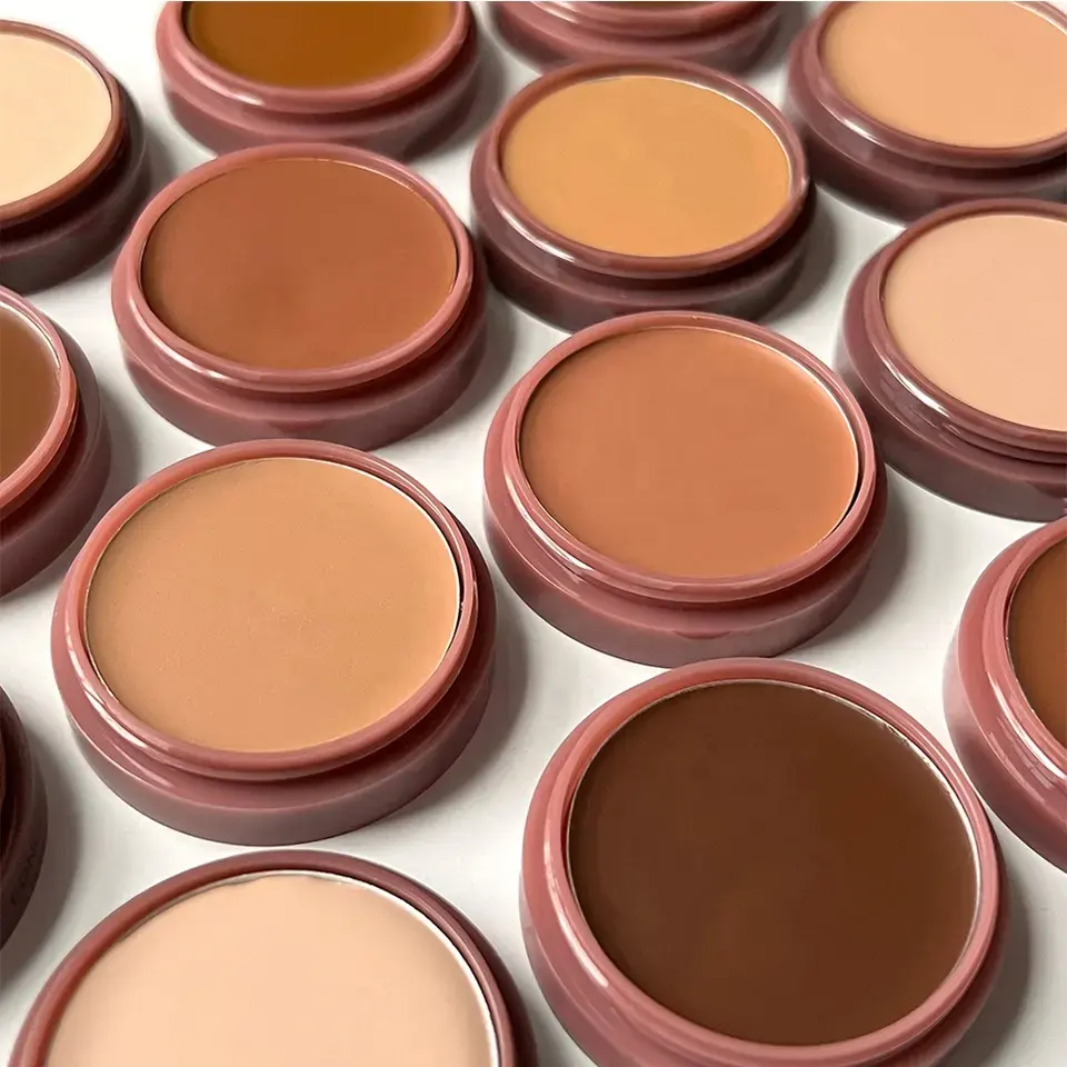 OEM 4 In 1 Face Make Up High Pigment Cream Concealer Highlighters Bronzer Powder Blush Vegan New Unique Multipurpose Makeup