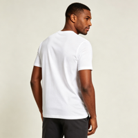 T-shirt en polyester à col rond avec logo personnalisé, manches courtes, uni, doux, élégant et confortable pour un usage décontracté