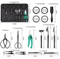 Bonsai Garden Hand Tools Trimming Tools Scissors Set for Succulent Plant Tree Kit