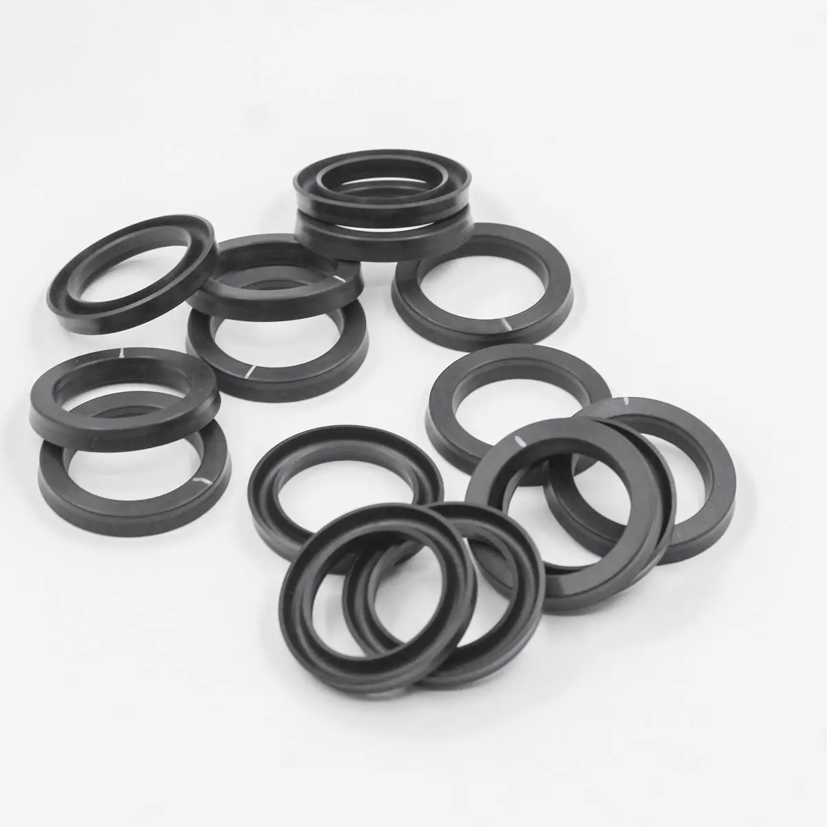 Toptan fiyat kare Oring mühür NBR FKM EPDM silikon HNBR CR kauçuk conta Quad-Ring Quad Ring X Ring