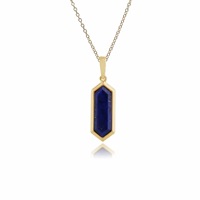 Bijoux personnalisés Bijoux personnalisés en pierres précieuses Pendentif géométrique hexagone turquoise prisme Pendentif en argent sterling 925 plaqué or Oeil de tigre pour femmes