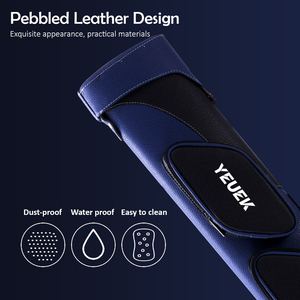 Estuche para tacos de billar YEUEK, capacidad para 2 tacos de billar con 2 bolsillos con cremallera para accesorios, para 2 culatas y 4 varas, con asa y correa para el hombro - Product Image 3