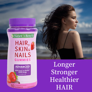 Vitaminas de Goma con Sabor a Fresa para el Cabello, la Piel y las Uñas, Suplementos de Belleza, Precio al por Mayor, Gran Venta para Adultos - Product Image 6