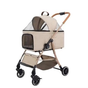 <span class=keywords><strong>Passeggino</strong></span> Moderno Pieghevole per Animali Domestici di Taglia Media, Separabile per Spostamenti a Spinta Manuale, Ideale per Avventure all'Aperto - Product Image 4