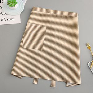 Women's Bamboo Cotton Waist Work <b>Apron</b> Breathable Eco-Friendly Customizable Thin Design Korean Style Anti-fouling Durable Home - Product Image 3