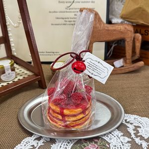 Jouet Squishy en Silicone de Qualité Alimentaire, Crème de Fraise Caramel, Gaufre, Ganba, Anti-Stress, Décompression, Jouet Fidget - Product Image 3