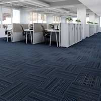 Dalles de moquette bouclée modernes en gros, écologiques, faciles à installer, revêtement de sol modulaire pour la maison et le commerce, absorption acoustique