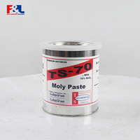 Pâte de molybdène TS Moly TS-70 imperméable et résistante à la corrosion, 70% MoS2, lubrifiant industriel haute performance à pression extrême, huile de base