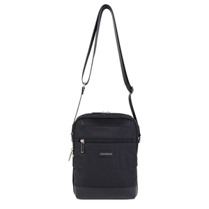 Bolso de negocios con correa de hombro desmontable, bolso tipo mensajero, bolso de hombro acolchado con asa superior, resistente a los arañazos, negro - Product Image 1