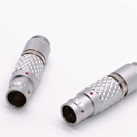 Ensemble de connecteurs à pression électrique, câble personnalisé, mâle et femelle, cercle de puissance 2, 3, 4 broches, à verrouillage rapide, fabrication