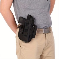Holster tactique Molle Stealth à extraction rapide, dissimulé, pour la sécurité CS, le combat, la légitime défense, le tir, la chasse, l'entraînement