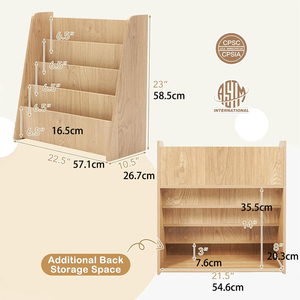 <span class=keywords><strong>ชั้น</strong></span><span class=keywords><strong>วาง</strong></span><span class=keywords><strong>หนังสือ</strong></span>เด็ก 4 <span class=keywords><strong>ชั้น</strong></span> ทำจากไม้ สำหรับห้องเด็ก ห้องเล่น ห้องเด็กอ่อน - Product Image 3