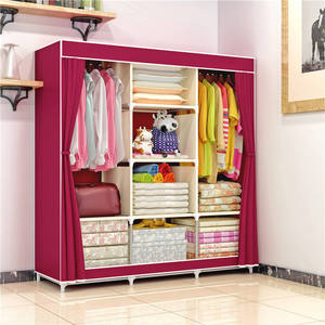 Planken Systeemkast Ontwerp Meubelen Organisatoren Slaapkamer Stof Garderobekast - Product Image 2