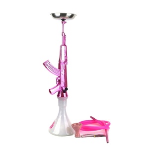 Pipas de Vidrio para Fumar al por Mayor, Set de Hookah con Forma de Pistola AK-47 (Estilo Árabe) - Product Image 2