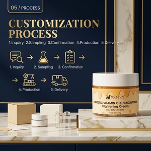 Crème Visage Éclaircissante Hydratante au Curcuma, Vitamine C et Niacinamide 60g Marque Blanche OEM ODM - Product Image 5