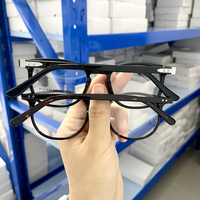 Ventes en gros de lunettes de vue en acétate, montures optiques en stock avec lunettes multicolores prêtes à être expédiées, montures de lunettes pour hommes et femmes
