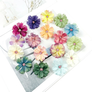 Flores Artificiales de Ciruelo de 4.5cm de Diámetro para Decoraciones de Boda y Accesorios para el Cabello y Sombreros DIY - Product Image 2