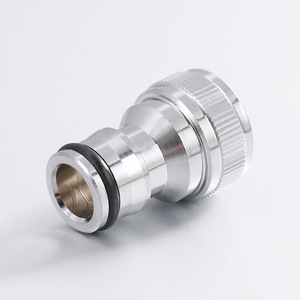 Connecteur de tétine à filetage interne à 4 points en cuivre électroplaqué, accessoire de tuyau d'arrivée d'eau, mâle 20 mm - Product Image 1