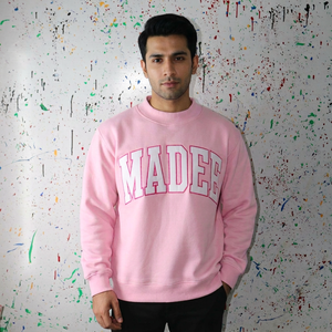 MADER Sweat à capuche 100% coton, hiver, broderie appliquée, fermeture éclair, respirant, séchage rapide, style urbain vintage, fils fins - Product Image 1