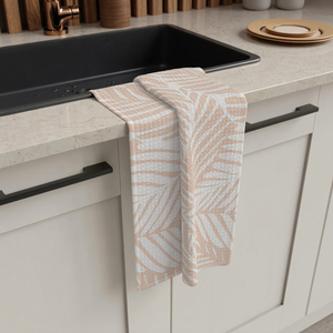OEM Factory Super Absorbent Printed 100 Percent Cotton Dish <b>Towels</b> Embroidered Leaf Personalized Wholesale - Product Image 1